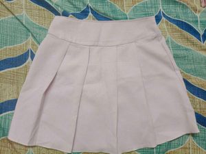 Pleated Mini Skirt