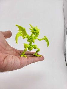 Scyther Pokemon Skeleton Figure kawaii 3d Printed