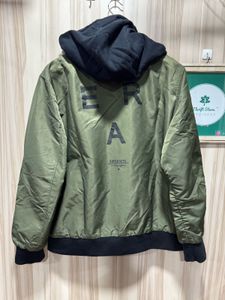 ERA Camouflage Pattern Reversible Hooded Jacket