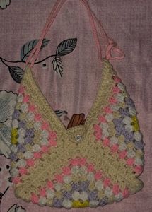 Crochet Hobo Bag