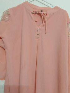 Peach Colour Women Top