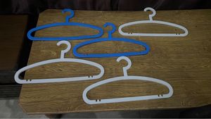 White And Blue Hanger - Pack Of 5