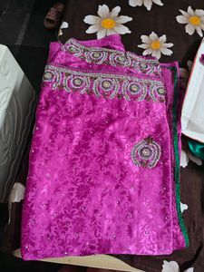 Elegant Pink Saree
