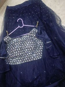 Cinderella Dress In Navy Blue