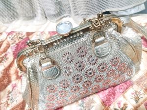 Beautiful Ladies Golden Bag 👜