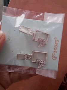 Pink Butterfly Earrings