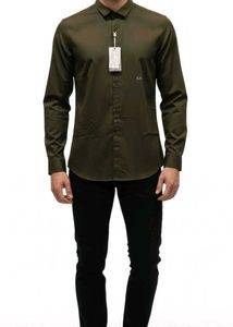 Men's Casual Olive Shirt