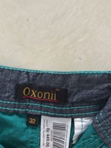 Green Cargo Shorts &amp; Belt