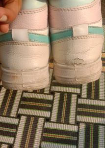 COOL PINK AND CYAN SNEAKERS