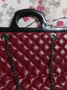 Maroon Colour Handbag