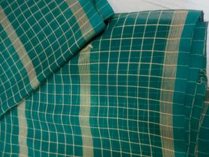 New Rama Green Georgette Febric