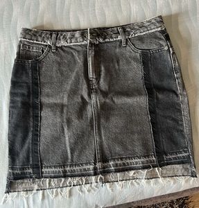 Denim Short Skirt