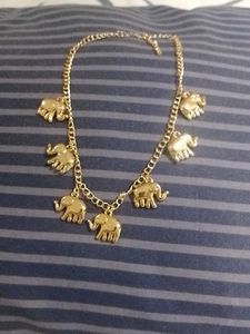 Lovely Neck Piece With Elephant