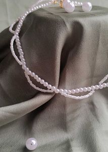 Handmade Pinterest Pearl Necklace