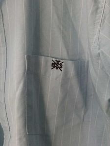 Blue White Striped Shirt