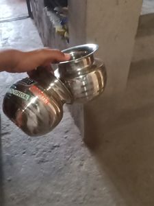 The Combo Of 3 Lota and 2 Glass