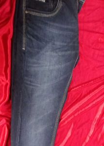 Dark Blue Denim Jeans