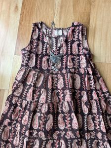 Paisley Tiered Tank Dress/ Kurta