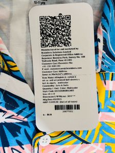 Tropical Print Matching Set Boy 10-11 Year