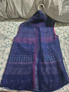 Vintage Style Floral Print Top