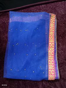Elegant Blue Net Dupatta