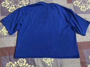 Blue Graphic Print Tee