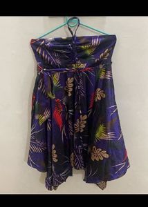 Floral Print Sleeveless Dress