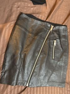 Leather Mini Skirt