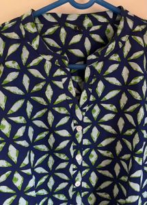 Blue Short Kurti
