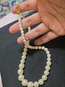 Single Layer White Pearl Mala
