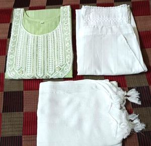 Green Kurta Set