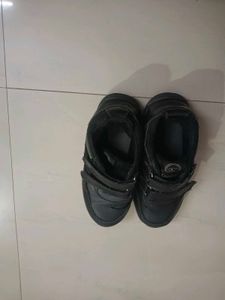 Black Velcro Strap Shoes