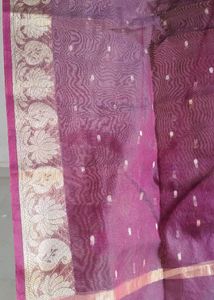 Elegant Maroon &amp; Gold Dupatta