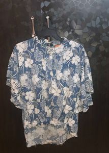 Women's Blue White Top