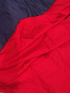 Long Sleeve Red and Navy Combo Set