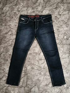 Dark Blue Denim Jeans