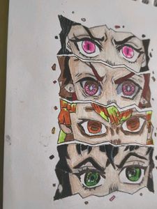 Anime Eyes Artwork