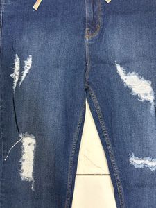 Ripped Denim Jeans