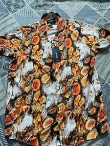 Bashtirt Abstract Print Button-Down Shirt