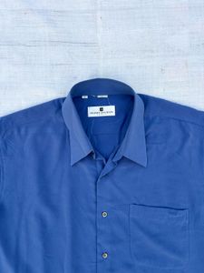 balmain Blue Long Sleeve Shirt