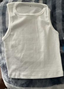Solid Ribbed Square Neck Top