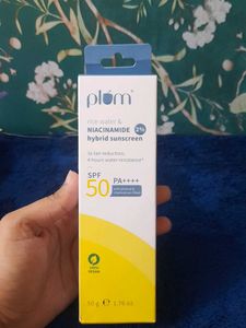 Plum Rice Water & 2% Niacinamide Sunscreen SPF 50