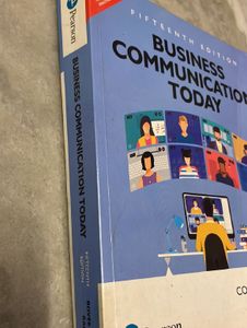 Business Communication Today By Pearson