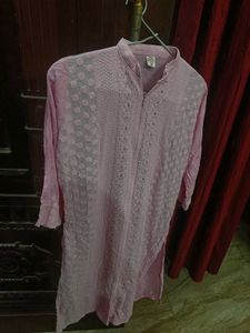 Pink Kurti With Pant
