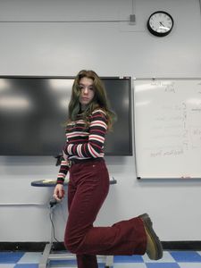 Forever 21 Burgundy Corduroy Flare Pants