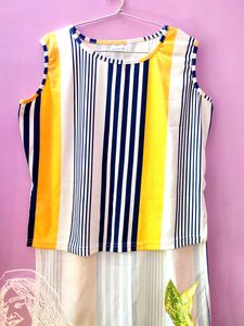 New White Top Kurta Style (Women)