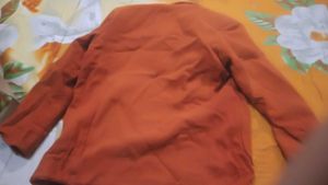 Orange Casual Jacket