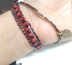 Goth And Boho Bracelet Stack 🥀🕸️