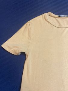 Zara cotton jersey Top