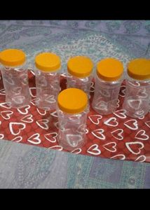 Plastic Kitchen Containers (Set of 6)